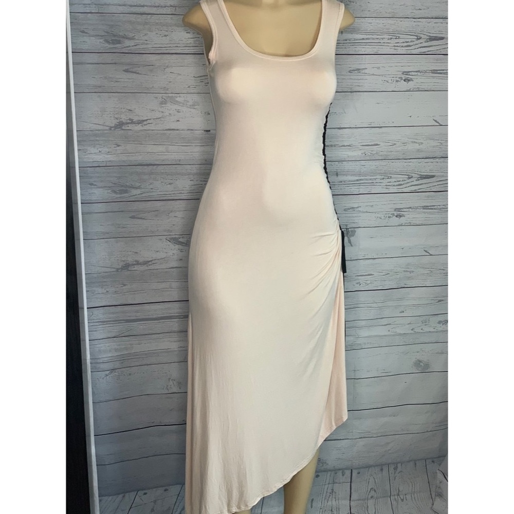 Unbranded Asymmetrical Hem Midi Dress Sz L